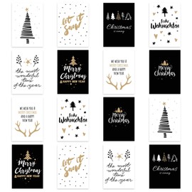 Anti-Christmas Cards / Postcards, Kraft Paper, Glossy, Various Sets, Various Designs