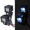 MORFUM RC Car LED Lights Headlights Headlamp Square Lens Spotlight