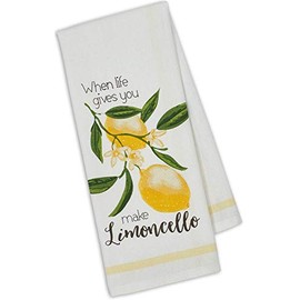 Design Imports Lemoncello Lemons Citrus Cotton Dish Towel - 18" x 28"