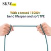 SKW Aux Cable 3.5 mm Audio Cable (Hi-Fi Sound), 3.5