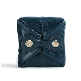 FANDARE Women's Leather Coin Purses Mini Purse Coin Bag Key Wallet Money Organiser Purse Waterproof Purse Money Clip Purse Coin Purse, darkblue