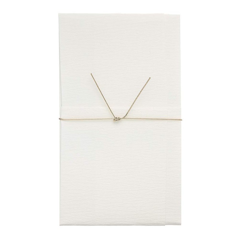 Midori 25445006 Gold Seal Bag, Wedding Gift, White