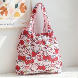 Imported Character Foldable Eco Shopper Bag with Lightweight Portable Handle One Size/Xiaobai Model 2 15ea
