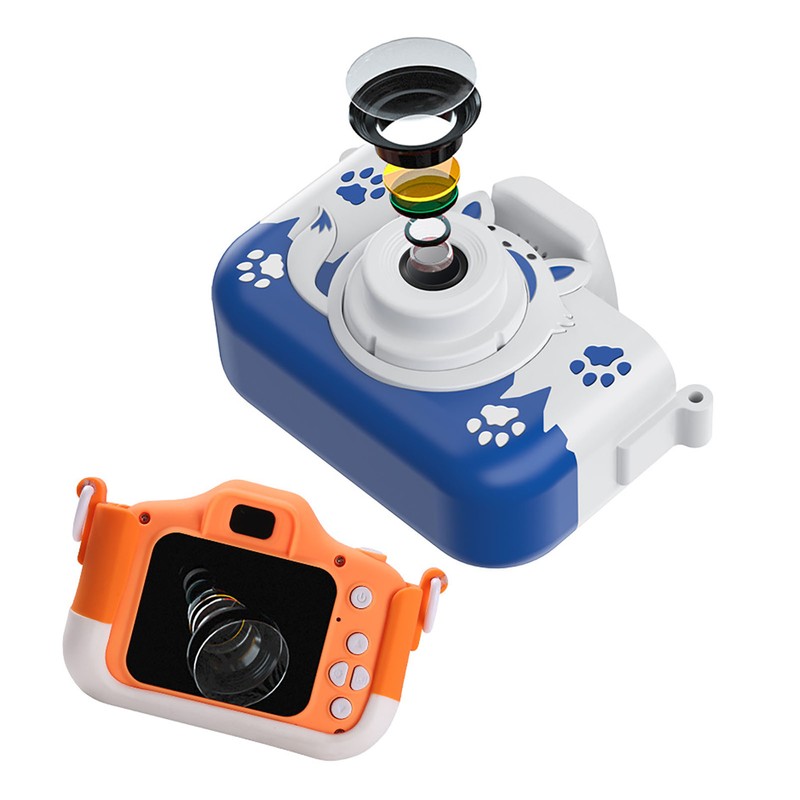 Children Kids Cartoon Fox Mini Digital Camera 40MP HD Dual
