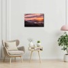 Pacimo Modern Wall Art Pastel Sunset Sunshine Mountain Range Pictures