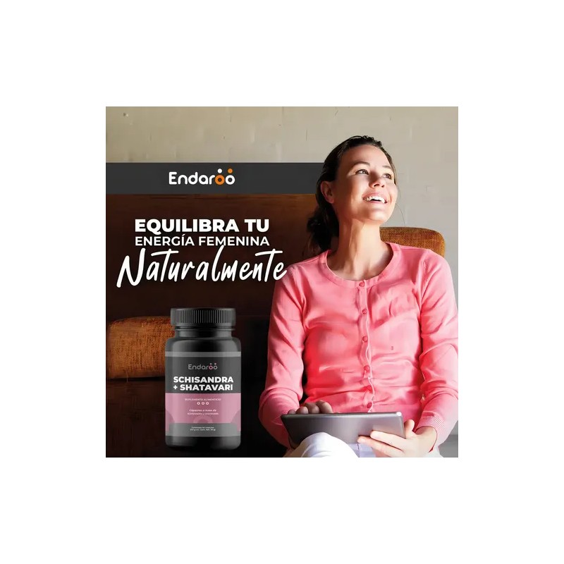 Schisandra Y Shatavari 500 Mg 60 Cápsulas Naturales