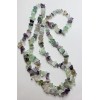 Ny6design Natural Gemstone Chips Nugget Freeform Beads 36" amethyst, quartz,
