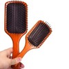 Wide Premium Wooden Cushion Scalp Massage Comb Cushion Comb (Large) 3ea