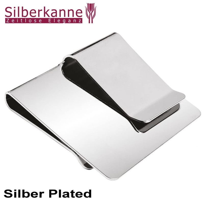 SILBERKANNE Elegant Double Money Clip 5 x 5.5 x 1