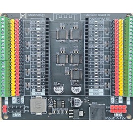 Meshnology ESP32 Breakout Board for ESP32 / ESP32-S3 WROVER WROOM/DevKitC/NodeMCU Expansion Board with Four Plastic Seals 5V 3.3V Sockets GPIO Status LED (N40)