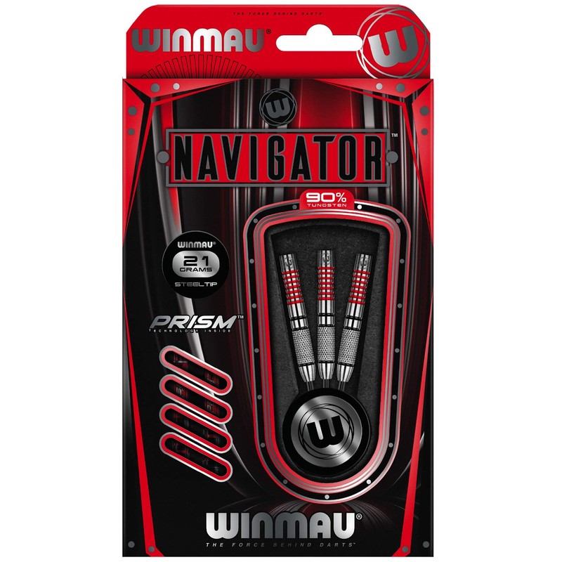 WINMAU Navigator 21g Tungsten Darts with Prism Flights and Shafts