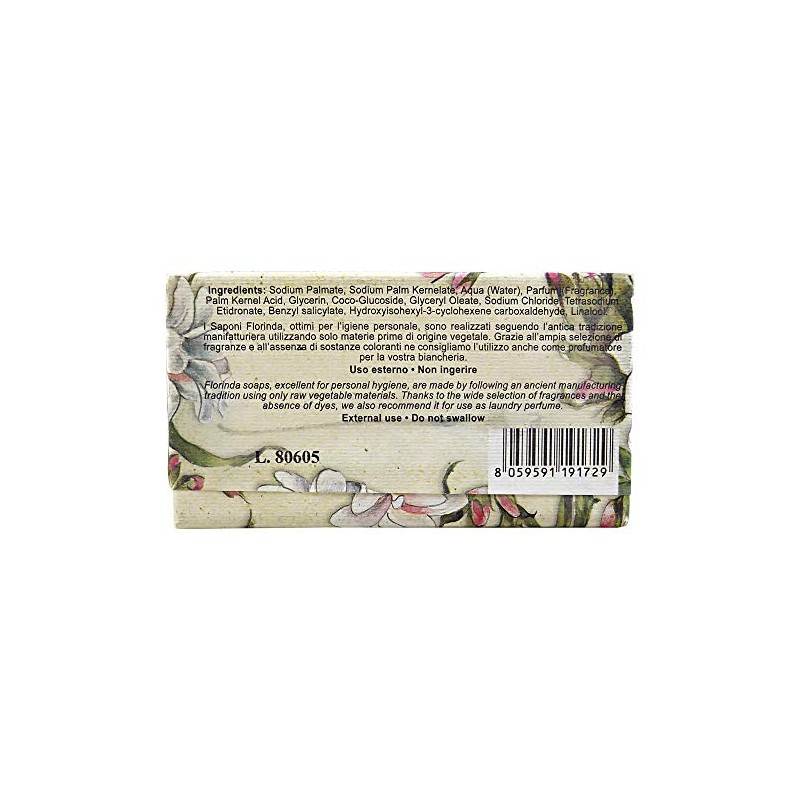 Florinda Flowers White Moss Vegetal Soap Bar 50 G 1.76