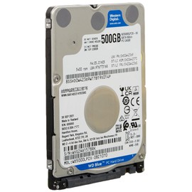 WD Blue WD5000LPZX 500 GB Hard Drive - 2.5" Internal - SATA (SATA/600)