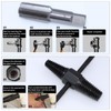 RUNYU 4 Piece Pipe Tap Set, 1/2 and 3/4 Inch