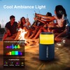 Passau Portable Bluetooth Speaker Wireless with Lights, 15W Loud Stereo