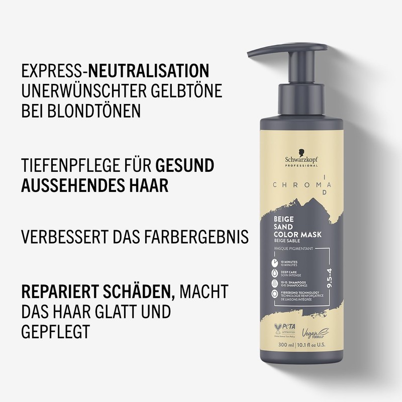 Pigmented care mask 9.5-4 Chromaid Schwarzkopf 250 ml
