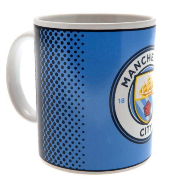 Manchester City FC Fade Design Ceramic Mug