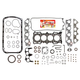 Domestic Gaskets Engine Rering Kit FSBRR4010EVE Compatible With Acura Honda 2.3 SOHC F23A1 F23A4 F23A5 F23A7 Full Gasket Set, Standard Size Main Rod Bearings, Standard Size Piston Rings