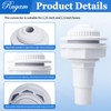 SP1023 Pool Complete Return Outlet Jet Fitting with Gaskets and