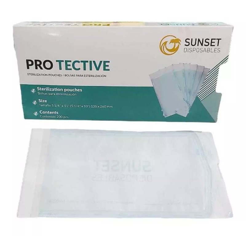 Suncet Bolsa Para Esterilizar Grande 13.5 X 26 Cm (