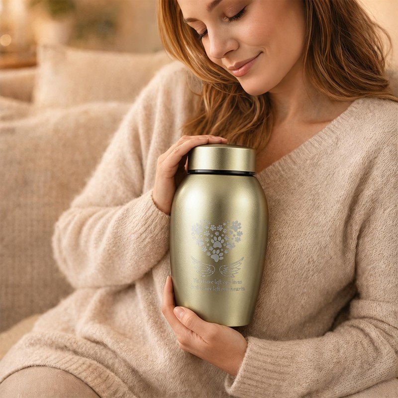Cremation Urns for Pet Ashes Angel Wings Urn for Funeral