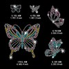 ORIGACH 6 Piezas de Parches de Mariposas con Diseños de
