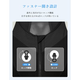 Ivet Sports Bra, Non-Shaking, Underarm Height, Front Opening, Quick Drying, Large Size, High Support, Integrated Cups, Zipper, Mesh, Women's Sports Bra, Training, Gym, Sports Bra, Black