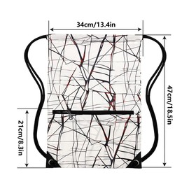 HOLYLUCK Drawstring Backpack Bag Sport Gym Sackpack