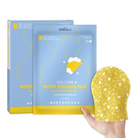 Mad Forcos Body Peeling Pad Exfoliation Scrub Deep Moisture 10+10, 27ml, 20 pieces / 매드포코스 바디 필링 패드각질제거 스크럽 딥모이스쳐10+10, 27ml, 20개