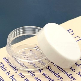 JPAR White Cap Empty Cosmetic Cream Jar 10g 15ea