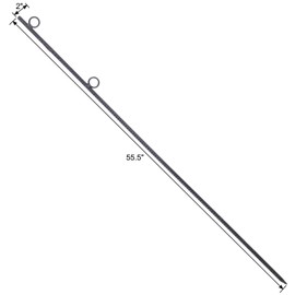 Heemab Durable Rebar Stakes for Secure Outdoor Use, Heavy-Duty 55.5 Inch Steel with Loop for Tents and Canopies