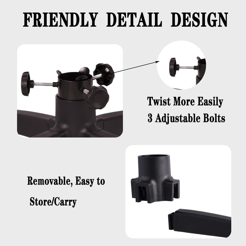 Rolling Christmas Tree Stand Suitable for Artificial Christmas Trees Up