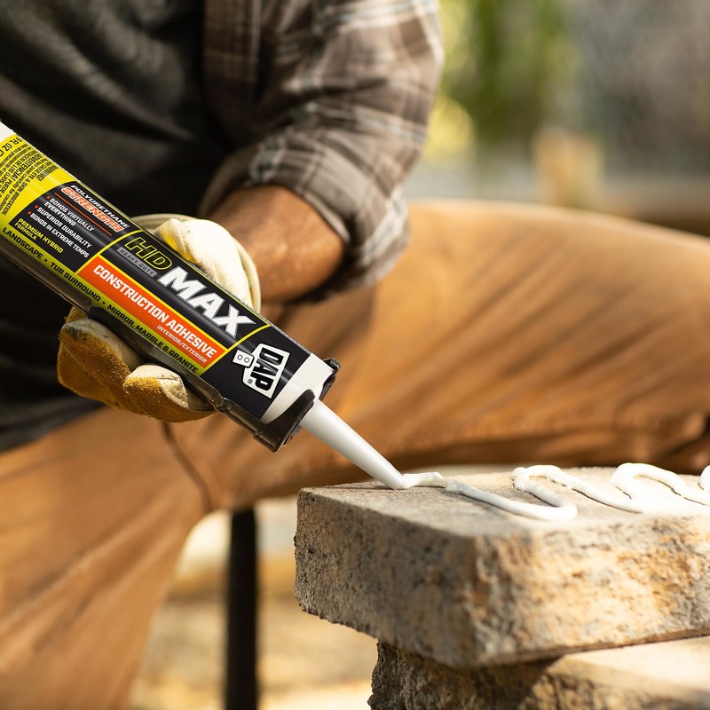 DAP HD Max Construction Adhesive, White, 9 oz (7079827511)