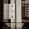 Pack of 8 Hinges Foldable 75 mm x 50 mm,