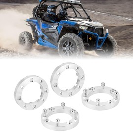 WeiSen 1.0 inch 4x156mm Wheel Spacer w/ M12x1.5 Studs & 131mm Hub Bore Compatible with Polaris RZR Pro XP Ranger 1000 900 General 2013-2025, 4PCS UTV Aluminum Wheel Adapter