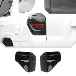 JeCar for 4Runner Tail Light Cover Trim Accessories for 2014-2023 Toyota 4Runner Smoke Black Tail Light Guard