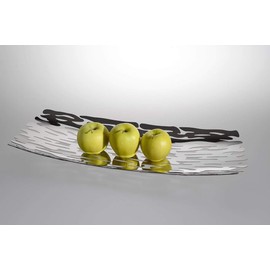 Alessi"Bark" Centerpiece in Steel Colored with Epoxy Resin, Black