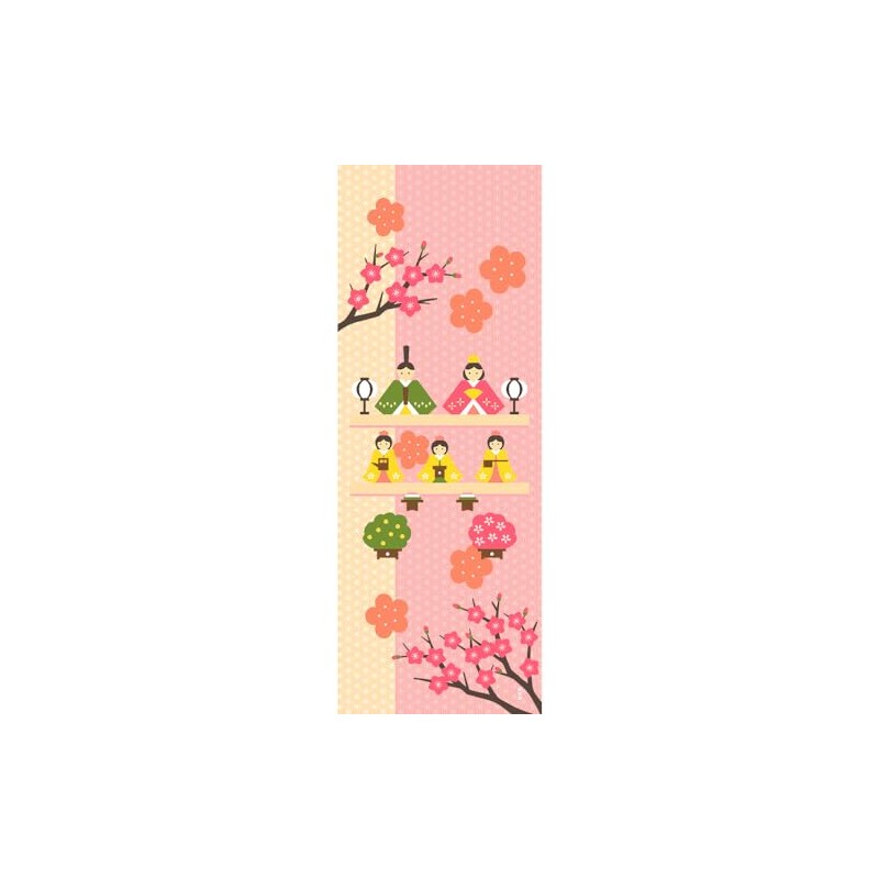 Hamamonyo Picture Tenugui Wooden Carving Hina