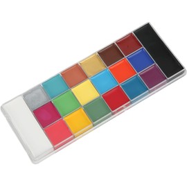 20 Colores de Aceite de Pintura Corporal para la Cara, Paleta de Pintura Facial Paletas de Pintura Facial HipoalergéNica Segura de Alta SaturacióN para Cosplay para Fiesta para Maquillaje de Halloween para EspectáCulo