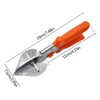 Qixuer 2 Pieces Multi Angle Miter Shear Cutter Hand Tools,Mitre