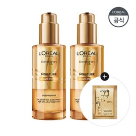 로레알파리 [NEW] Extra Ordinary Hair Milk 90ml x 2 [Giveaway] Hair Milk 7ml Sachet / [NEW]엑스트라오디네리 헤어 밀크 90ml 2개 [증정]헤어밀크 7ml 샤쉐
