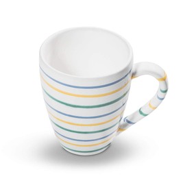 GMUNDNER KERAMIK Breakfast Cup Max Capacity: 0.3 Litres Colourful Flamed Crockery Handmade in Austria