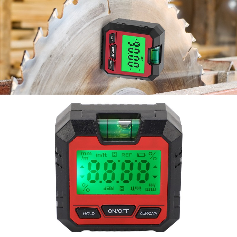 Digital Level Box Angle Finder Woodworking Electronic Protractor with Horizontal