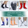 ZXOLDZX 2/4/6 Pairs Men's Soccer Socks Grip Pads Non Slip