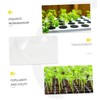 ORFOFE 50pcs Transparent Hydroponic Plant Covers Durable Insulation Lids for