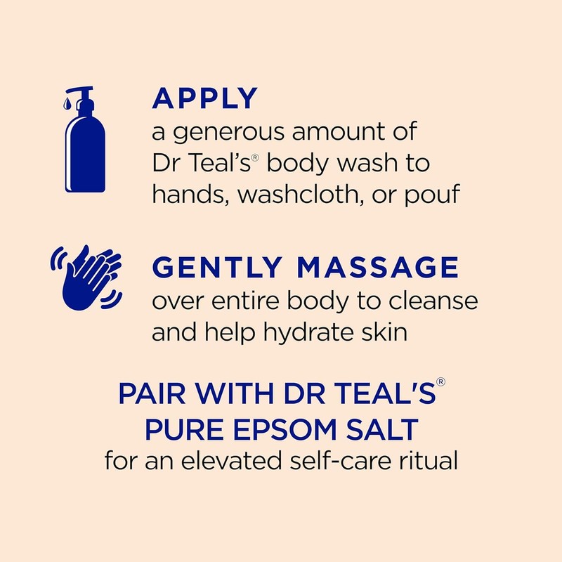 Body Wash with Pure Epsom Salt, Glow & Radiance, Vitamin