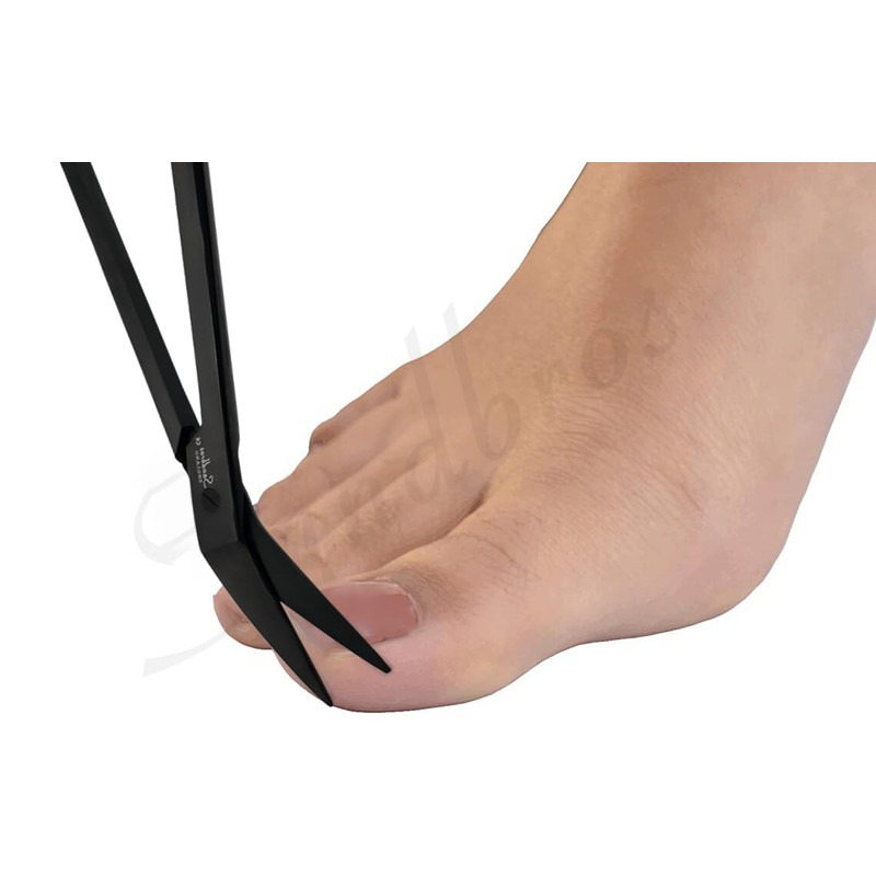 Toenail Scissors Extra Long, 19 cm, Stainless Steel with Micro