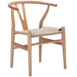 POLY & BARK Weave Chair, Single, Natural