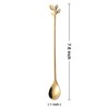 Long Handle Iced Tea Spoons Set of 6, Comicfs 7.6"
