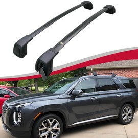 Titopena Roof Rack Cross Bars fit for Hyundai Palisade 2019 2020 2021 2022 2023 2024 2025 SE,SEL,Limited,Calligraphy Bag Luggage Kayak Canoe Bike Snowboard Skiboard